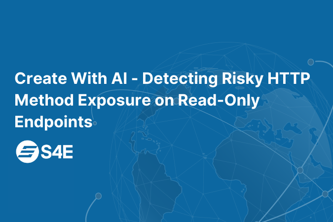 Create With AI – Detecting Risky HTTP Method Exposure on Read-Only Endpoints